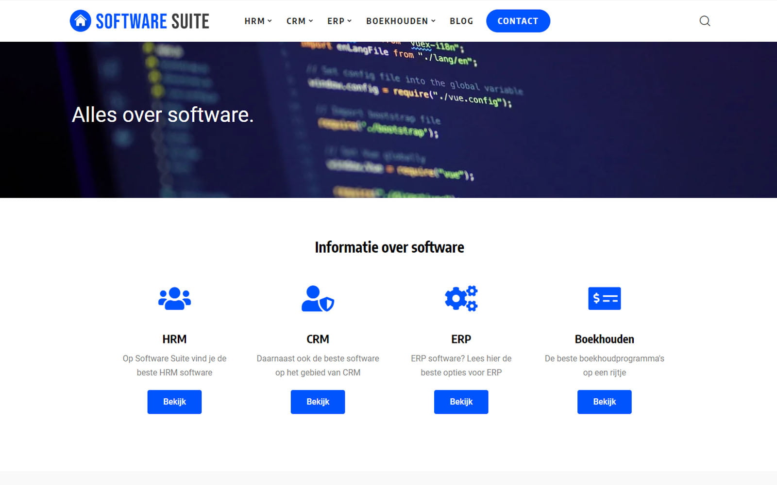 Software Suite website